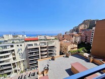 Двухкомнатная квартира с видом на море и Монако