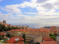 Квартира с прямым видом на море и Монако