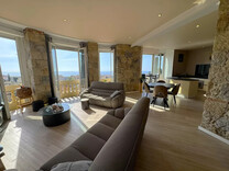 Панорамная квартира с гаражом в Ментоне