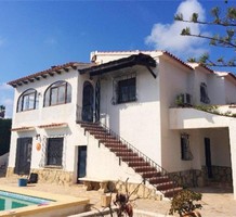 Двухэтажная вилла с видом на море и горы в Кальпе, продажа. №25358. ЭстейтСервис.