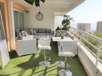 Апартаменты с видом на море и Монако в Босолей