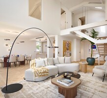 Двухуровневый пентхаус-лофт в Каннах, продажа. №51215. ЭстейтСервис.